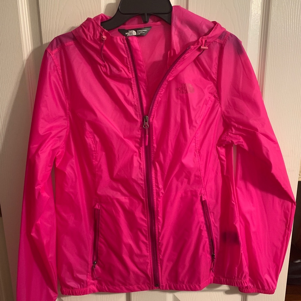 NWOT Hot Pink North Face Rain Jacket